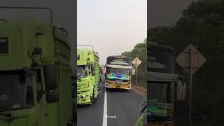 STORY WA BUS SANJAYA TRANSS GARFIELD TERBARU FULL GAYA BEBAS DI TOL TERBARU ||2023 #Fyp