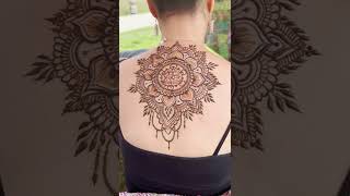 Satisfying Full Back Henna 💖 #ad