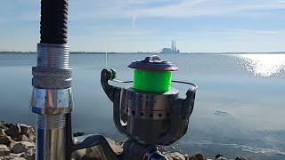 Bank Fishing For Catfish At A Power Plant Lake - They Were Biting!