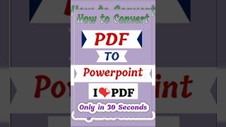 Pdf se powerpoint me kaise convert kare | How to convert pdf to pptx @sarkaribloom