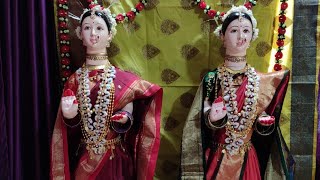 महालक्ष्मी डेकोरेशन| गौरी गणपती डेकोरेशन| Mahalaxmi decoration||Mahalakshmi decoration