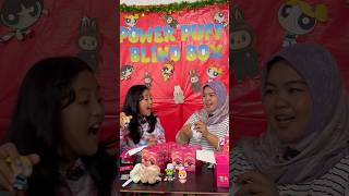 DINAR UNBOXING LABUBU DAN POWERPUFF HADIAH DARI LEIKA😍😍 #shorts