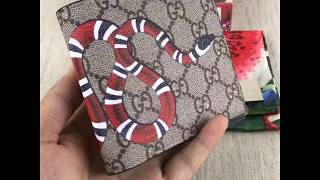 Review of Gucci Snake Wallet!!