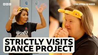 Strictly Come Dancing dancers visit a Children in Need dance project 💃