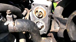 Ford f700 thermostat replacement and fan clutch