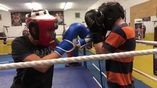 Tin sparring at skemers December 4th2018