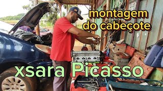 montagem do cabeçote da xsara Picasso 2.0 16 válvulas