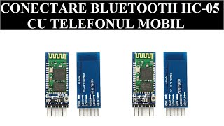 ASOCIERE MODUL BLUETOOTH HC-05 CU TELEFONUL MOBIL