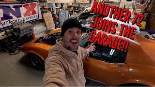 A 72 Corvette Joins The Garage!!!