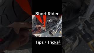 Tips & Tricks For A Short Rider On A Motorcycle 🏍️