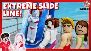 Extreme Slide Line! Entrando na Fila para o Toboágua! 🌊 [Roblox] [Canal da Geninho]