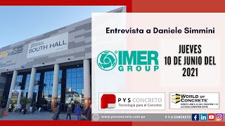 P Y S EN EL WORLD OF CONCRETE - Entrevista a Daniele Simmini