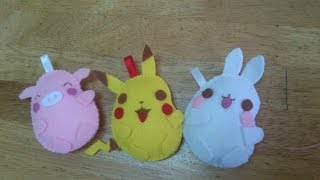 How to Make BABY PIKACHU plus Piggie and Molang Bunny