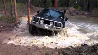 Isuzu mu swimming at colo river