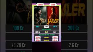 Gadar 2 Vs jailer Movie Day 7 Collection | Box Office Collection | #shorts