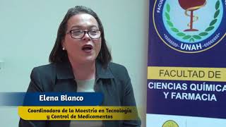 Eleana Blanco, Coordinadora de la Maestría en Tecnología y Control de Medicamentos