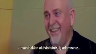 Peter Gabriel interviewed for a Turkish TV part 1