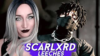 SCARLXRD - LEECHES | РЕАКЦИЯ И ОБЗОР ( WITH ENG SUBS )