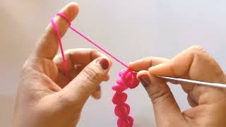 How to crochet 🧶 simple lace flower tutorial|crochet tutorial for beginners Needle lace