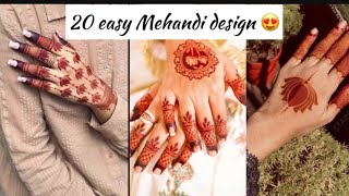 20+ easy simple Mehndi design 2024 #mehndi mehndidesign #henna #2024