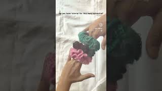 Crochet wavy scrunchies ✨