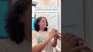 Try one of my favorite Arban articulation exercises #trumpet #trumpetpractice #trumpetlessons