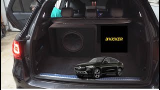 First 2022 GLC Mercedes Benz Subwoofer Install