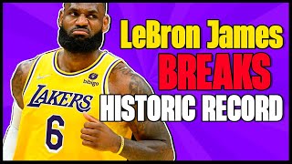 🚨 SPORTING NEWS 🚨 LeBron James breaks the historic record and becomes the highest scorer in the 🏀NBA