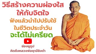 หลวงพ่อฤาษีลิงดำ วิธีสร้างความผ่องใสให้กับจิตใจ ใช้ในชีวิตฯ ฟังธรรมมะก่อนนอน คิดถึงหลวงพ่อฤาษีลิงดำ