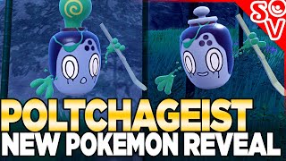 NEW Pokemon: Poltchageist! A New Convergent Evolution in Scarlet and Violet DLC Teal Mask