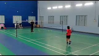 Same corner 2 variations strokes #badmintontraining #