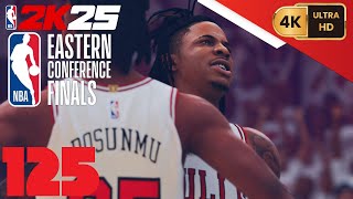 NBA 2K25 =My Career= [PC] (4K) EP125 {Playoffs: Eastern Conference Finals} Game 2 {Pacers @ Bulls}