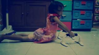 My little girl Iyun trying to do push up