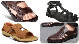 Classic Quality Men Leather sandal Design 2023