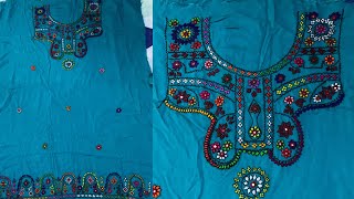 Beautiful traditional hand embroidered balochi dress designs for women/girls- embroidery 2022