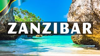 FLYING OVER ZANZIBAR 4K - Relaxing Music Along With Beautiful Nature Videos - 4K Video HD