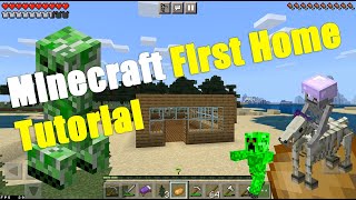 How to Build your First Minecraft House | Easy Minecraft House Tutorial | Starter House