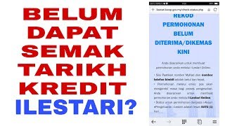 CARA PENYELESAIAN TIDAK DAPAT SEMAK TARIKH KREDIT I-LESTARI KWSP | #Tutorial11