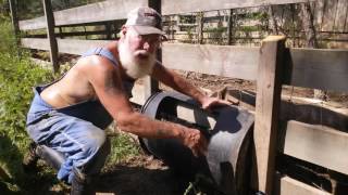 How to Build a Hog or Pig Feeder EZ DIY