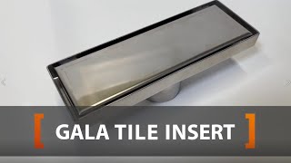 Стильний та практичний: Трап з нержавіючої сталі GALA TILE INSERT 20 см