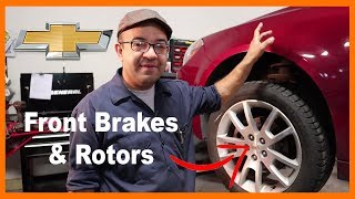 How to replace Front Brake Pads & Rotors 2010 Chevrolet Malibu