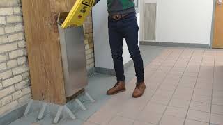 Wet Floor Sign Holder - SignSafe - How It Works