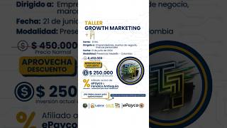 📈 Desbloquea el Crecimiento de tu Negocio: Taller Presencial de Growth Marketing + IA | #lughmarmd