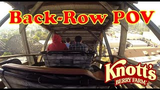 Ghost Rider Back Row POV (Knott’s Berry Farm)