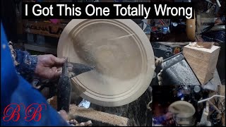 Turning a Spalted Sycamore bowl that I thought was Scrap