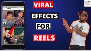 Viral Instagram Reels Effects 2023 🕺💃| How To Use Instagram Reels Effects Hindi | Best Reels Effects