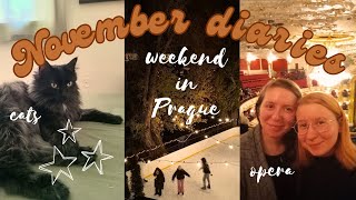 📌 catching up on november: cats, christmas market, weekend in Prague ❄️🎄