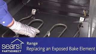 Replacing a Range Exposed Bake Element