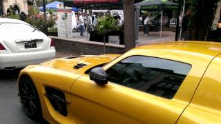 Gold SLS AMG Black Series