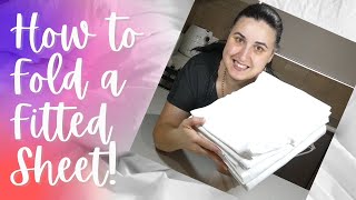 How to fold a fitted sheet